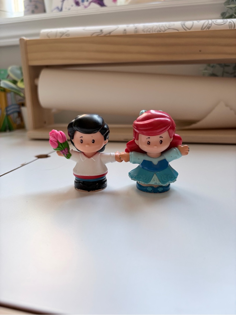 Fisher Price Little People Ariel's Boat Ride Figures HTF